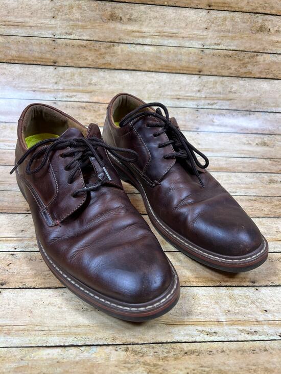 Florsheim Brown Leather Norwalk Plain Toe Oxford Shoes 13360-215 Men\'s Size 9M main image 9